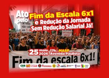 Em São Paulo, movimentos convocam ato para 25 de maio pelo fim da escala 6×1 | Notícias